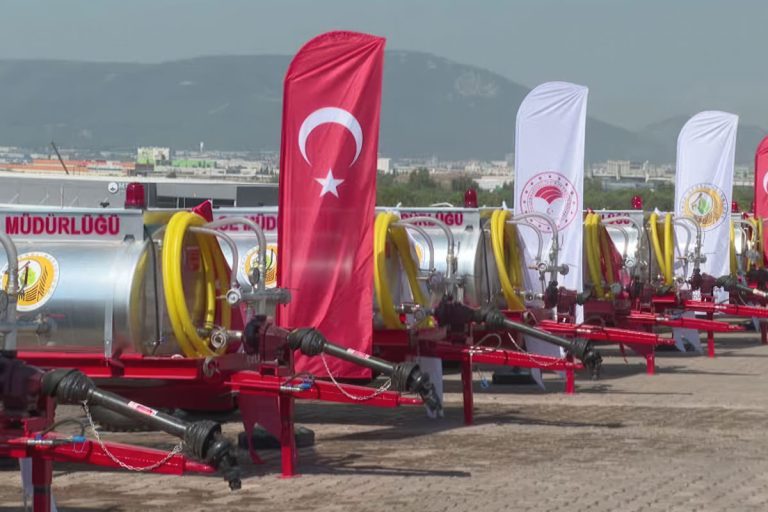 İzmir Manisa Orman Bölge Müdürlüğü su tankeri dağımı
